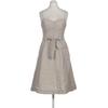 Daniel Hechter Damen Kleid, Gr. 38, grau, Baumwolle, Leinen