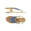 Dockers by Gerli Damen Sandale, Gr. 39, blau, Leder