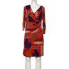 Rene Derhy Damen Kleid, Gr. 42, rot, kein Etikett