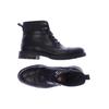 Tommy Hilfiger Herren Stiefel, Gr. 42, schwarz, Leder