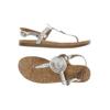 UGG Damen Sandale, Gr. 43, gold, Leder