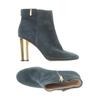 French Connection Damen Stiefelette, Gr. 37, blau, kein Etikett