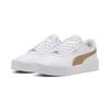 Sneaker PUMA "CARINA 3.0 DAYINIGHT", Gr. 36, weiß (puma weiß, puma gold), Synthetik, sportlich, Schuhe
