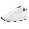 Sneaker TOMMY HILFIGER "NEW RUNNER EVA LTH ESS", Herren, Gr. 40, weiß, Leder, Lederimitat, sportlich, Schuhe, Freizeitschuh, Halbschuh, Schnürer mit sportiver Lochung