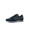 Sneaker GEOX "U RENAN", Herren, Gr. 39, blau (navy), Glattleder, Textil, Synthetik, casual, Schuhe, Schnürschuh, Freizeitschuh mit Geox Spezial Membrane