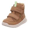 Winterboots SUPERFIT "BREEZE WMS: mittel", Kinder, Gr. 29, braun (hellbraun), Nubukleder, unifarben, sportlich, Schuhe, Babyschuh, Klettschuh mit GORE-Tex, Größenschablone zum Download