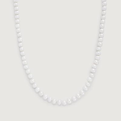 Gold Nomade Pearl Bold Necklace Pearl