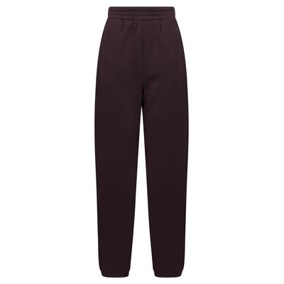 Sweatpants Helders Women's High Waisted Brushback Fleece Cuffed Joggers in Wine / 10 - Tokyo Laundry