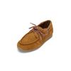 Bootsschuh MARC O'POLO "aus langhaarigem Veloursleder", Damen, Gr. 37, braun (caramel), Obermaterial: 100% Leder (Rind), unifarben, Schuhe