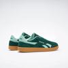 Sneaker REEBOK CLASSIC "REEBOK SMASH EDGE", Gr. 37,5, collegiate grün, glitch aqua, gum, Leder, Synthetik, sportlich, Schuhe