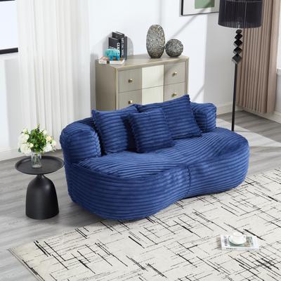 Roomfitters High Back Bean Bag Chair, Soft Lazy Sofa Lounger for Adults and Teens, Indoor and Outdoor Floor Couch