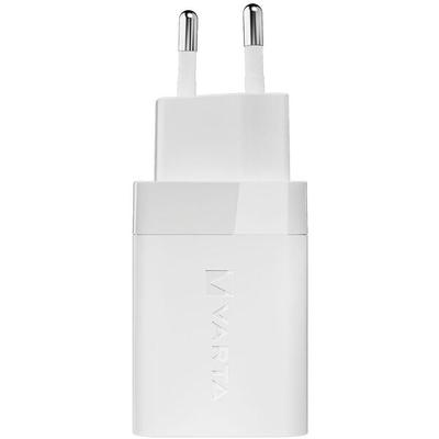 Varta Ladeadapter Speed Charger GaN 38W USB A, USB C weiß