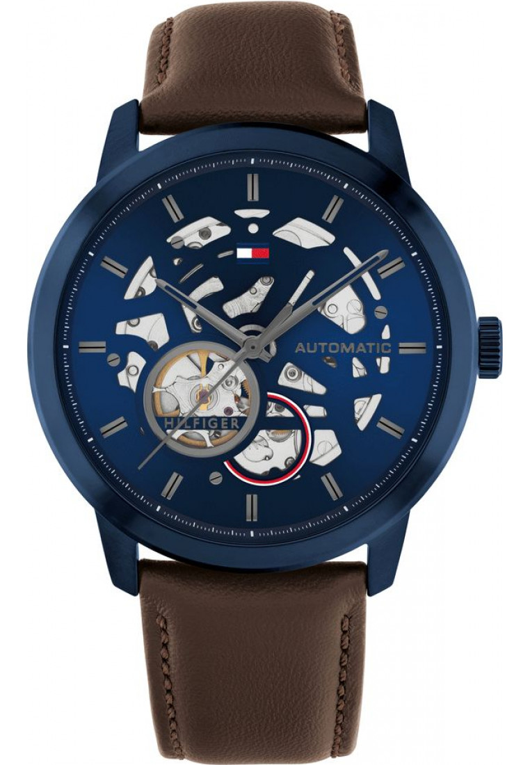 Tommy Hilfiger Herrenuhr Automatique Schwarz