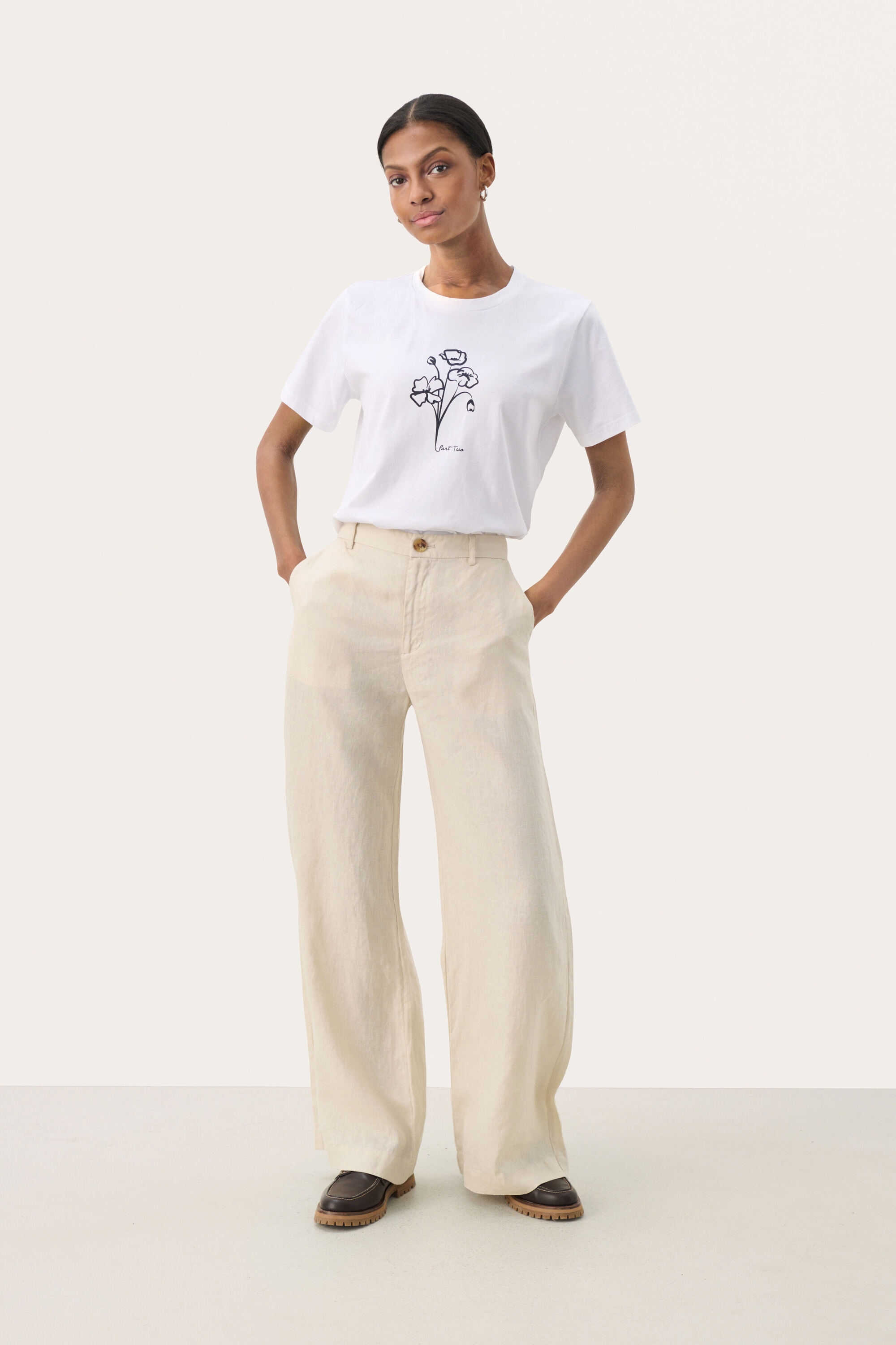 Casual Hose Classic fit French Oak beige Image