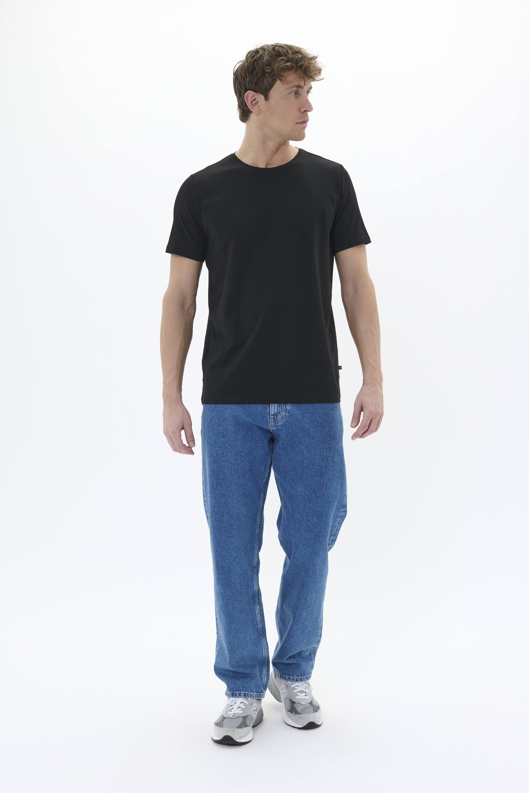 T-shirt Gerade Passform BLACK/White black Image