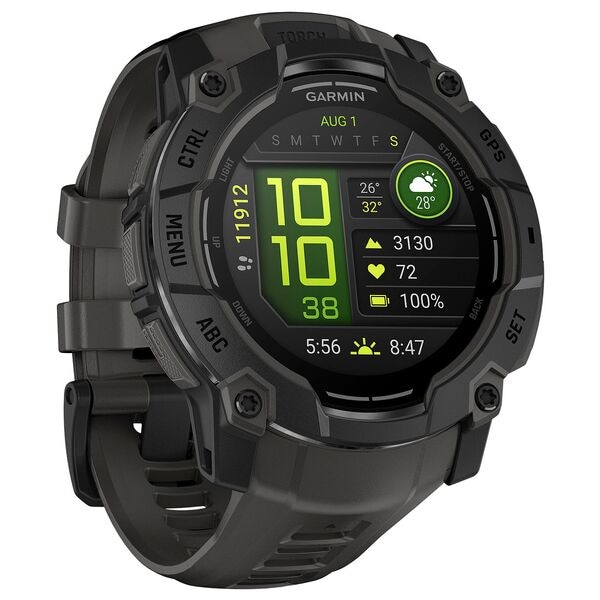 GARMIN Smartwatch GARMIN Instinct 3 AMOLED 50 mm schwarz schwarz Image
