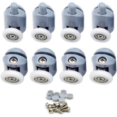 Rnemitery - Schiebetürrolle, Schiebetürrolle für Dusche, 23 mm Duschtürrollen, Duschkabinenrollen Image