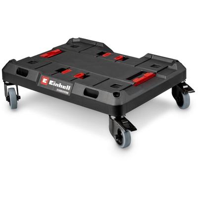 Einhell - Original E-Case Rollbrett (max. 120 kg, feststellbare Lenkrollen, kombinierbar mit E-Case