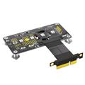 Cavo di estensione 3 in 1 M.2 (ngff) nvme M-key ssd a pci-e 4X (10 cm)