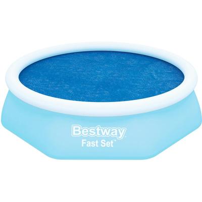PE-Solarabdeckplane ø 210 cm, blau, rund Image