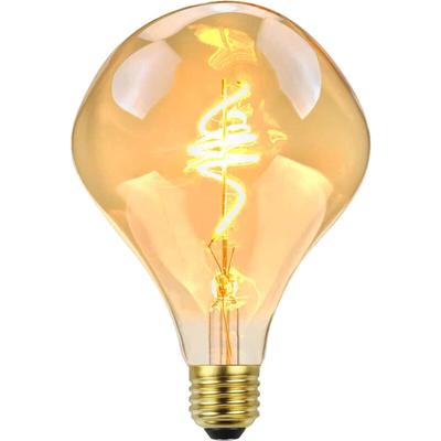 Edison-Glühbirne im Retro-Stil, LED-Glühlampe, G125 Alien Gold – 220 V Spannung, 4 Watt, warmes Gelb Image