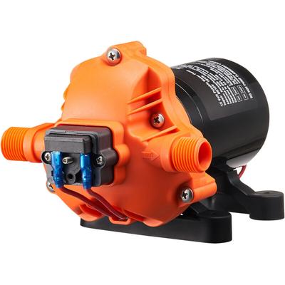Mophorn - 12-V-Membranpumpe 3,5 GPM,3-Kammer-12-V-Gleichstrom-Wasserpumpe mit einstellbarem Image