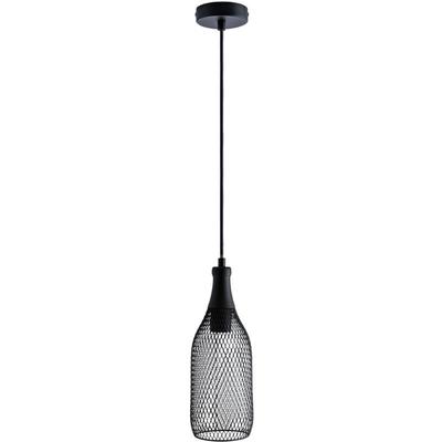 Paco Home - Pendelleuchte Hängelampe Esszimmer Esstischlampe Metall 1,5m Textilkabel Kürzbar Image