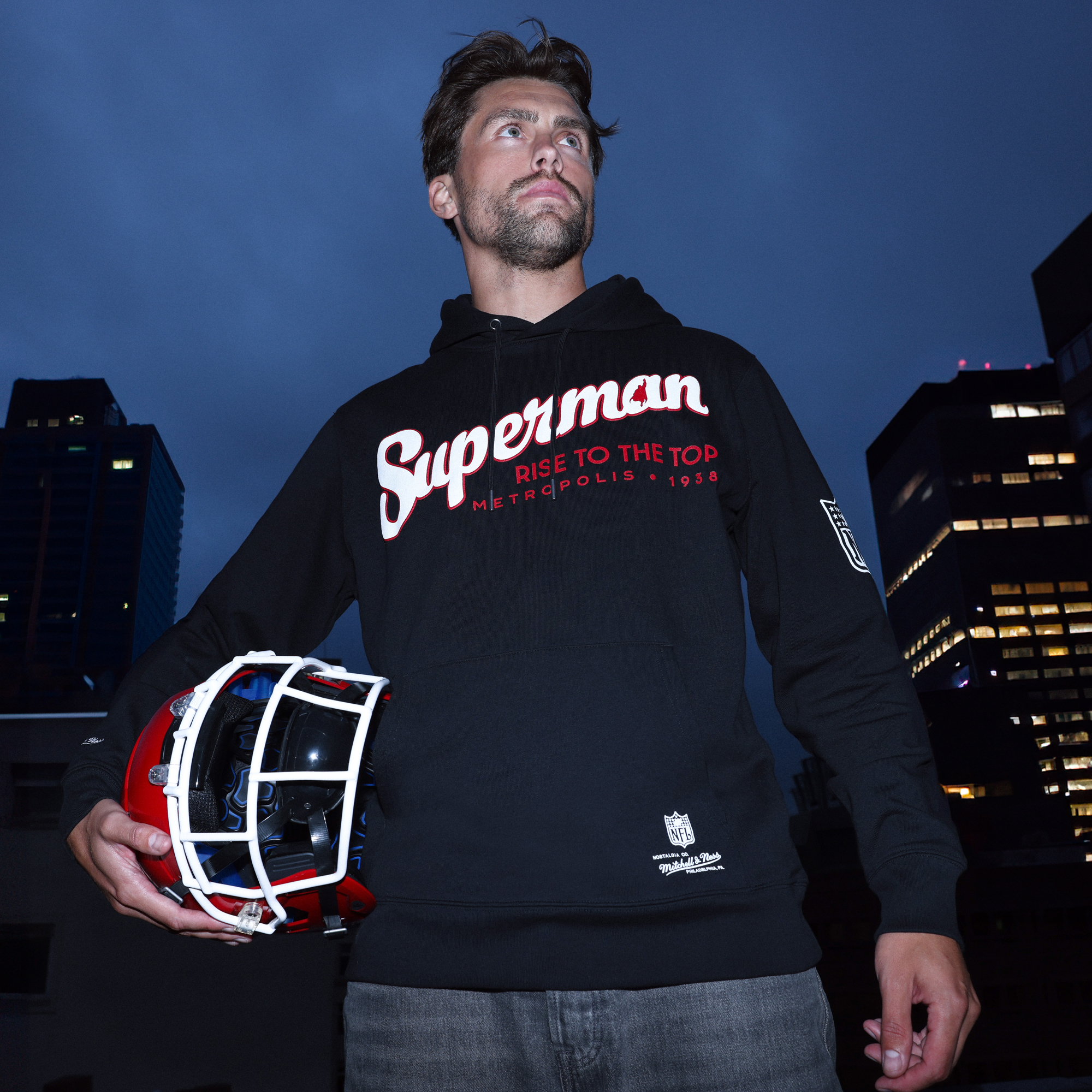 Warner Bros Superman X NFL Force For Good Hoodie - Herren Image