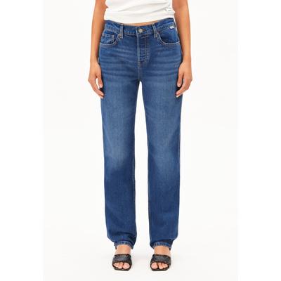 AAVELINE - Frauen Regular Fit Jeans - blau (Größe: 32/32) Image