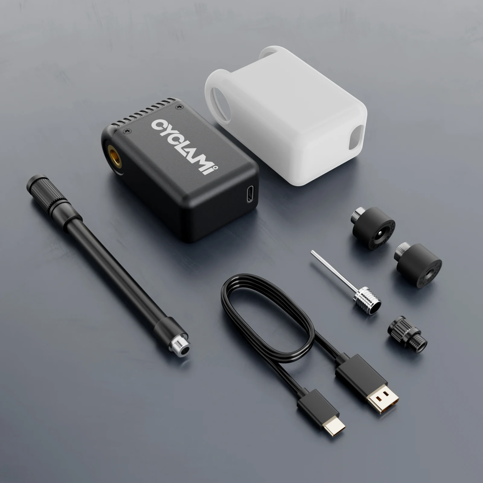 CYCLAMI A2 Mini Elektrische Luftpumpe Tragbare Fahrrad Cordless Air Inflator Presta Schrader Ventil Outdoor Road MTB Fahrrad Zubehör Image