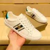 Original Mode Herren Biene Schuhe Hohe Qualität Marke Turnschuhe Mann Designer Schuhe Komfort Leder männer Skate Schuhe Flache Turnschuhe