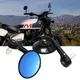For Royal Enfield Bullet/Meteor/Classic 350 500 650 Interceptor CNC Motorcycle Bar End Mirrors Retro Handlebar Tip Rearview