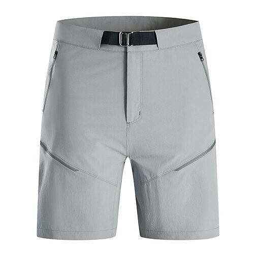Herren Laufshorts Cargoshorts Wandershorts Militär Sommer Außen Normale Passform Schnelltrocknend Atmungsaktiv Shorts Dunkelgrau Schwarz Jagd Klettern Camping / Wandern / Höhlenforschung S M L XL XXL Image