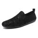scarpe slip-on ricamate nere e verdi da uomo – scarpe casual eleganti con design floreale, adatte per feste e occasioni alla moda