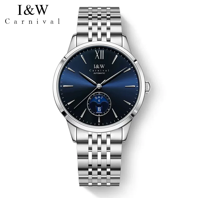 Schweiz IW Neue Automatische Männer Uhren Top Marke Wasserdichte Luxus Männer Mechanische Armbanduhr Edelstahl Relogio Masculino Image