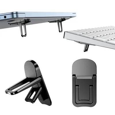 Verstellbarer Mini-Laptop-Ständer für Computer-Tastaturhalter, tragbare Beine, Laptop-Ständer für MacBook Pro Air, PC, Notebook-Halterung