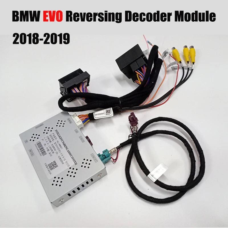 Rückfahrbild-Schnittstelle für BMW EVO System F15 F16 F20 F30 F35F48 2018 2019, Rückfahrkamera-Decoder-Modul, Rückfahrbild-Assistent Image