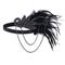 Damen-Stirnband im Stil der 1920er-Jahre im Gatsby-Stil mit Flapper-Motiv – Haar-Accessoire mit Strass-Feder und Ketten für Partys im Retro-Stil und Veranstaltungen im Stil der Goldenen Zwanziger