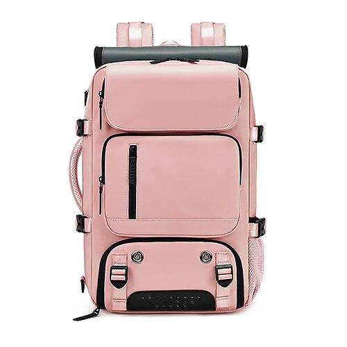Herren Rucksack Schulranzen Funktionaler Rucksack Schulrucksack Schule Outdoor Täglich Einfarbig Polyester Oxford Stoff Nylon Großes Fassungsvermögen Wasserdicht Mehrfach tragbar Reißverschluss