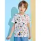 2024 abbigliamento per bambini t-Shirt da ragazzo con inchiostro colorato Splash per ragazzi top abbigliamento per bambini t-Shirt da bambino per ragazzi manica corta