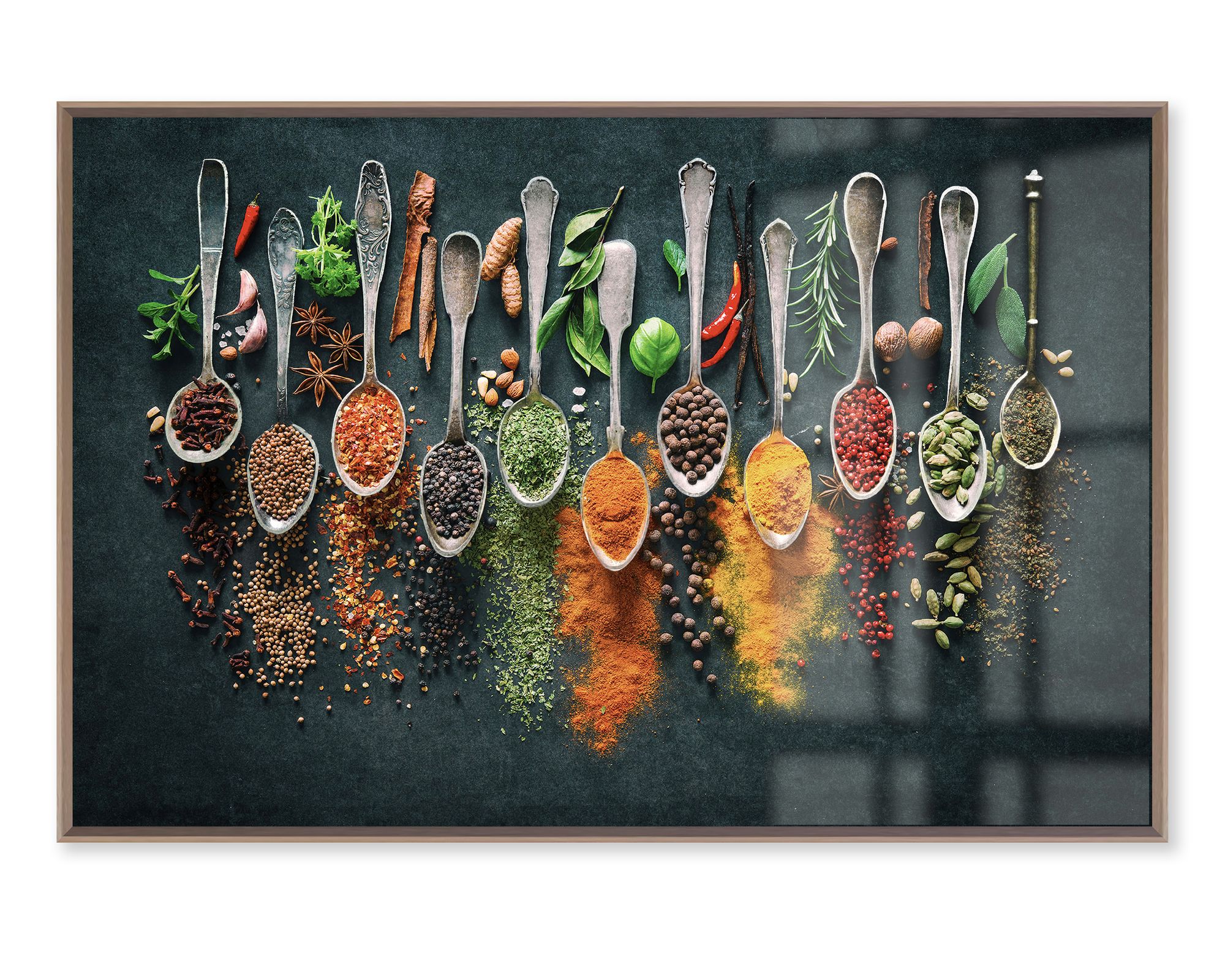 La Casa »Spice spoons« Glasbild 90x60 cm Image