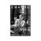 La Casa »Lady drinking champagne« Glasbild mit Strassapplikation 80x120 cm