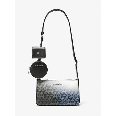 Michael Kors Jet Set Small Ombré Signature Logo Crossbody Bag with Case for Apple Airpods Pro® Black One Size