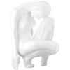 Dekofigur CASABLANCA BY GILDE "Figur Frau Signora weiß H. 41 cm", weiß, B:31cm H:41cm T:21cm, Kunstharz, Dekofiguren