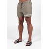 Badeshorts GORILLA WEAR, Herren, Gr. M, US-Größen, grau (taupe), 92% Polyester, 8% Elasthan, Badehosen, mit schnelltrocknendem Material