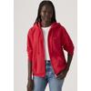 Kapuzensweatjacke LEVI'S "EVERYDAY ZIP HOODIE", Damen, Gr. L (40), rot (true rot), Sweatware, Obermaterial: 58% Baumwolle, 42% Polyester, casual, Langarm elastischer Bund, Sweatjacken