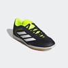 Fußballschuh ADIDAS PERFORMANCE "COPA COURT LEAGUE HALLEN-E FÜR KINDER", Gr. 31, core schwarz, cloud weiß, lucid lemon, Textil, Synthetik, sportlich, Schuhe, geeignet als Hallenschuhe