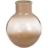 Tischvase GILDE "Vase bauchig "Novelle"", braun, B:24cm H:31cm T:24cm Ø:24cm, Glas, Vasen