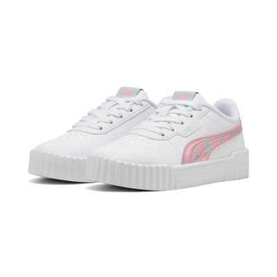 Sneaker PUMA "CARINA 3.0 SPACE BELLE PS", Gr. 32, puma weiß, pinkscape, Synthetik, sportlich, Schuhe Image
