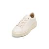 Sneaker MARC O'POLO "aus hochwertigem Rindleder", Damen, Gr. 36, weiß (sanftes weiß), Obermaterial: 100% Leder (Rind), unifarben, Schuhe